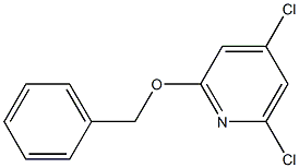 2-(benzyloxy)-4,6-dichloropyridine Struktur