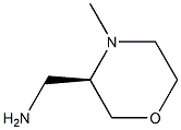 (R)-4-甲基-3-氨甲基吗啉, , 结构式