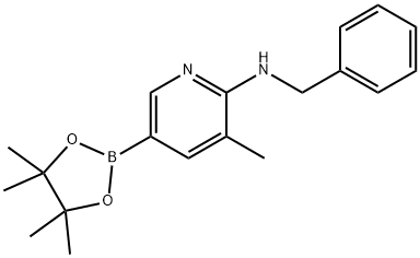 N-benzyl-3-Methyl-5-(4,4,5,5-tetraMethyl-1,3,2-dioxaborolan-2-yl)pyridin-2-aMine|N-苄基-3-甲基-5-(4,4,5,5-四甲基-1,3,2-二氧杂环戊硼烷-2-基)吡啶-2-胺