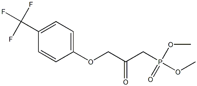 [2-OXO-3-(4-trifluoroMethylphenoxy)-propyl]-phosphonic acid diMethyl ester Structure