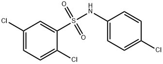 N-(4-Chlorophenyl)-2,5-dichlorobenzenesulfonaMide, 97% Structure