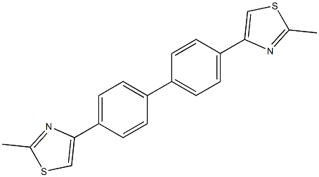 4,4'-Bis(2-Methyl-4-thiazolyl)biphenyl, 97% Struktur