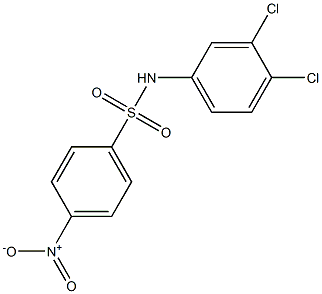 N-(3,4-Dichlorophenyl)-4-nitrobenzenesulfonaMide, 97% Structure