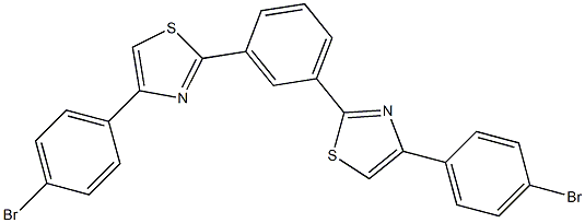 1,3-Bis[4-(4-broMophenyl)-2-thiazolyl]benzene, 97%|1,3-双[4-(4-溴苯)-2-噻唑基]苯