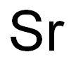 锶 86, ^8^6SR, 等离子标准溶液, SPECPURE, ^8^6SR 10ΜG/ML 结构式