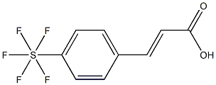 4-(五氟硫代)肉桂酸,97%,,结构式