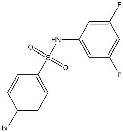 4-BroMo-N-(3,5-difluorophenyl)benzenesulfonaMide, 97%|4-溴-N-(3,5-二氟苯基)苯磺酰胺,97%