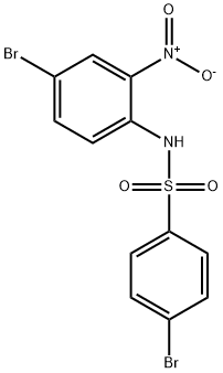 4-BroMo-N-(4-broMo-2-nitrophenyl)benzenesulfonaMide, 97%,10589-69-2,结构式