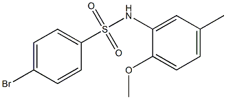 4-溴-N-(2-甲氧基-5-甲基苯基)苯磺酰胺,97%