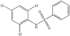 N-(2,4,6-Trichlorophenyl)benzenesulfonaMide, 97% Structure