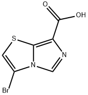 3-BroMoiMidazo[5,1-b]thiazole-7-carboxylic acid 化学構造式