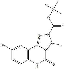 tert-butyl 8-chloro-3-Methyl-4-oxo-4,5-dihydropyrazolo[4,3-c]quinoline-2-carboxylate