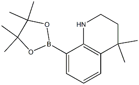 4,4-diMethyl-8-(4,4,5,5-tetraMethyl-1,3,2-dioxaborolan-2-yl)-1,2,3,4-tetrahydroquinoline Structure