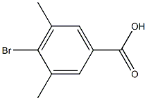 4-溴-3,5-二甲基苯甲酸,,结构式