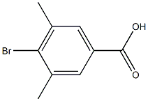 4-溴-3,5-二甲基苯甲酸 结构式