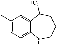 7-Methyl-2,3,4,5-tetrahydro-1H-benzo[b]azepin-5-aMine Structure