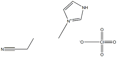 1-腈丙基-3-甲基咪唑高氯酸盐 结构式