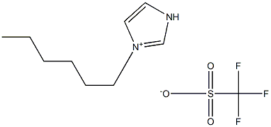 N-hexyliMidazoliuM trifluoroMethanesulfonate Structure