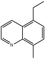 5-乙基-8-甲基喹啉 结构式