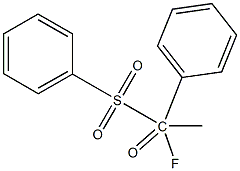 1-(Phenylsulfonyl)-1-Fluoroacetophenone Structure