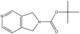 tert-butyl 1H-pyrrolo[3,4-c]pyridine-2(3H)-carboxylate Struktur