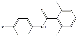 N-(4-bromophenyl)-2,6-difluorobenzamide Structure