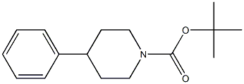 N-BOC-4-苯基哌啶, , 结构式