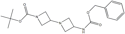 tert-butyl 3-(benzyloxycarbonylaMino)-1,3'-biazetidine-1'-carboxylate,1356087-48-3,结构式