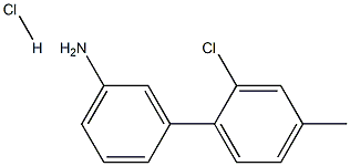 3-(2-Chloro-4-methylphenyl)aniline hydrochloride Structure