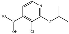 3-Chloro-2-isopropoxypyridine-4-boronic acid Structure