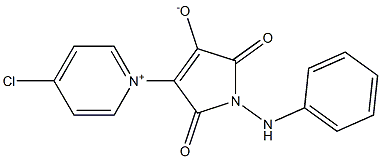 4-Chloro-1-(4-oxido-2,5-dioxo-1-phenylamino-2,5-dihydro-1H-pyrrol-3-yl)-pyridinium|