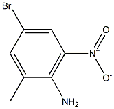 2-甲基-4-溴-6-硝基苯胺, , 结构式