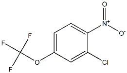 2-chloro-4-trifluoroMethoxynitrobenzene Struktur