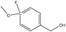 4-氟-3-甲氧基苄醇 结构式