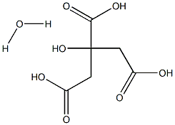 Citric Acid, Monohydrate, Powder, GR ACS Structure