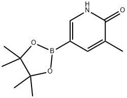 3-甲基-5-(4,4,5,5-四甲基-1,3,2-二氧杂环戊硼烷-2-基)2-羟基吡啶,1375302-98-9,结构式