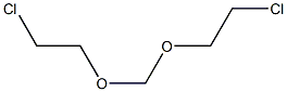 Bis(2-chloroethoxy)methane Solution 化学構造式