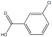 3-Chlorobenzoic acid Solution Structure