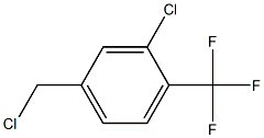 3-CHLORO-4-(TRIFLUOROMETHYL)BENZYL CHLORIDE Struktur