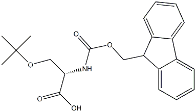 L-Serine-N-FMOC, O-Tert-Butyl Ether,,结构式