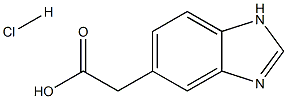 2-(1H-benzo[d]iMidazol-5-yl)acetic acid hydrochloride,,结构式