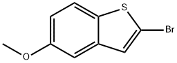 2-broMo-5-Methoxybenzo[b]thiophene 化学構造式