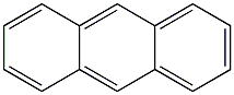 Anthracene 100 μg/mL in Methylene chloride 结构式