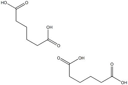 Hexanedioic acid (Adipic acid) 化学構造式