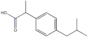 Ibuprofen (1.0 mg/ml) in Methanol Structure
