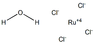 Ruthenium chloride hydrate, 99.98% 结构式