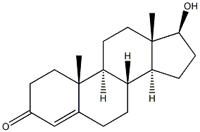 Testosterone (1.0 mg/mL) in Acetonitrile,,结构式
