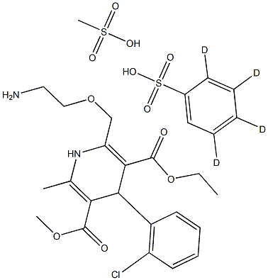 Amlodipine-d4 (besylate) Structure