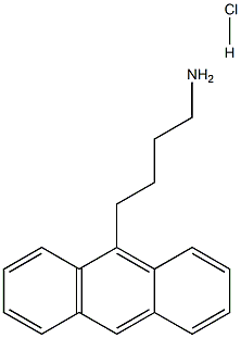 4-(9-Anthracenyl)butyl amine hydrochloride Structure