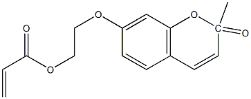 7-((2-Acryloyloxy)ethyloxy)-2-methylcoumarin Structure